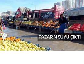 Pazarın Suyu Çıktı