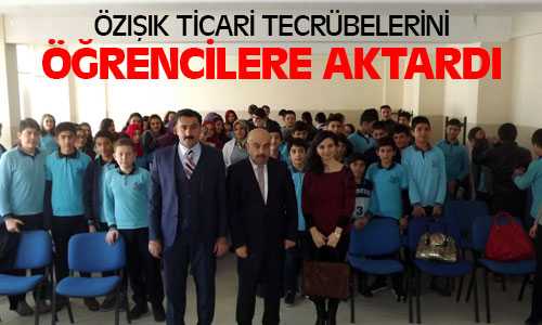 Özışık TOKİ Mevlana İlköğretim Okulunda Kariyer Günlerinin Konuğu Oldu