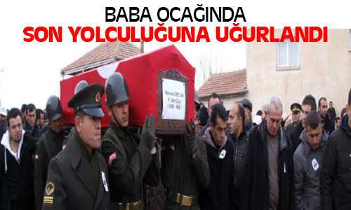 Uzman Çavuş Ceylan Baba Ocağında Toprağa Verildi
