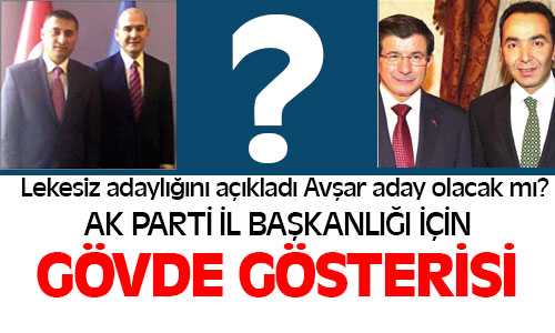 Ak Partide kongre Öncesi Gövde Gösterisi