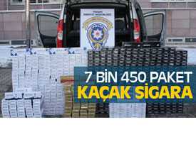 Emniyet’ten Sigara Operasyonu
