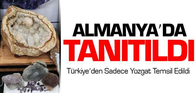 Amertist Taşı Almanya'da Tanıtıldı