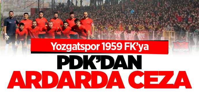 PKD'dan Yozgatspor'a ceza