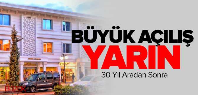 30 Yıl Aradan Sonra Büyük Sinema Açılıyor