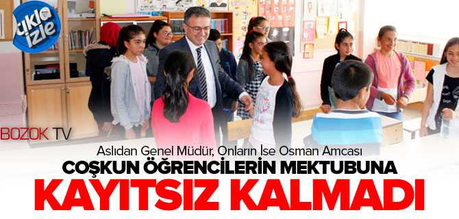 Coşkun Öğrencilerin Mektubuna Kayıtsız Kalmadı