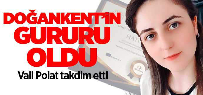 Hatun Yılmaz, Avrupa Kalite Etiketi'ni Vali Polat'tan aldı