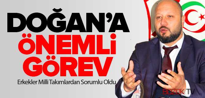 Doğan, Erkekler Milli Takımlardan Sorumlu Oldu