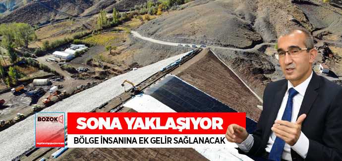 Erkekli Barajında sona yaklaşılıyor