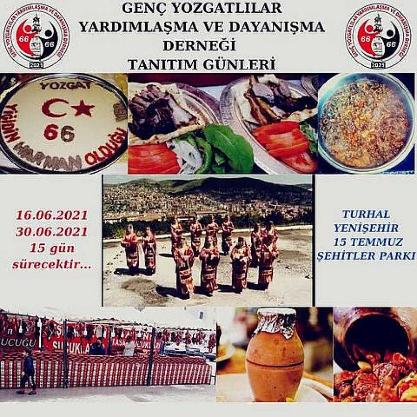 Genç Yozgatlılar Yardımlaşma ve Dayanışma Derneği Tanıtım Günleri etkinliği Tokat’tan start alacak