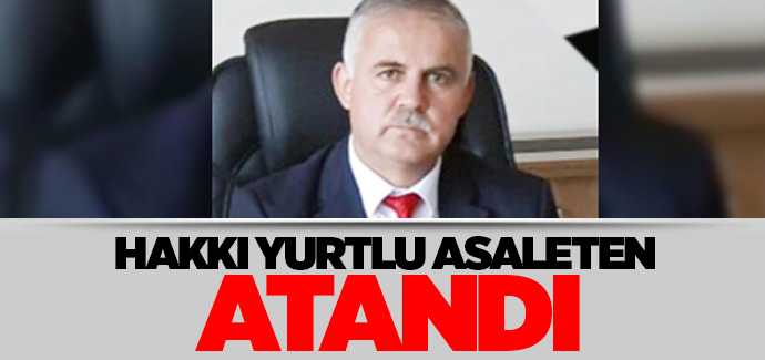 Hakkı Yurtlu asaleten atandı