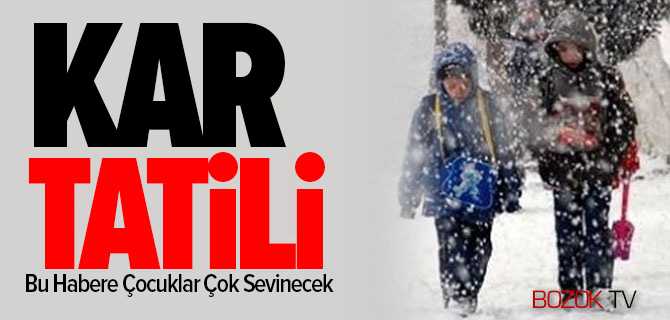 Eğitime Kar Tatili