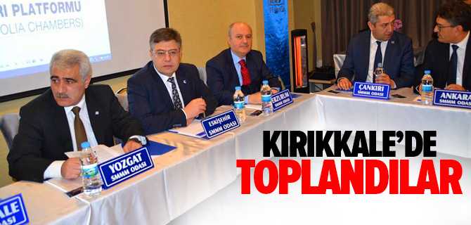 Anadolu Odaları Platformu Toplandı