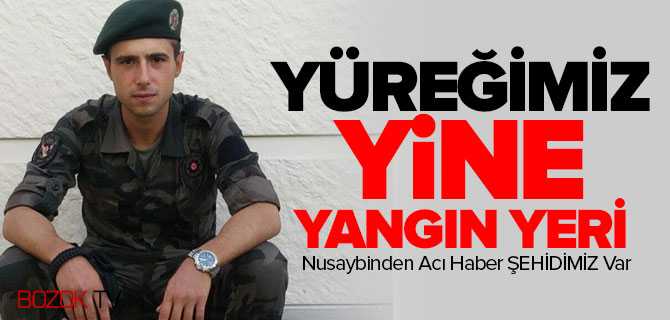 Acı Haber Nusaybin'den Geldi