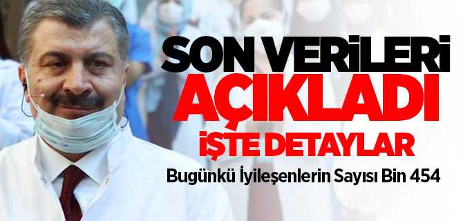 Bakan Koca günlük güncel verileri paylaştı.
