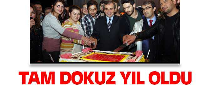 Bozok Üniversitesi Dokuzuncu Kuruluş Yıl Dönümünü Kutladı