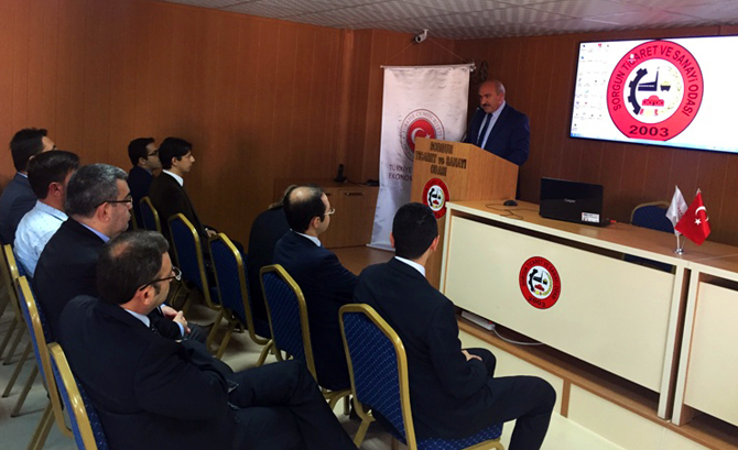 Sorgun TSO'da Dış Ticaret Bilgilendirme Semineri Düzenlendi