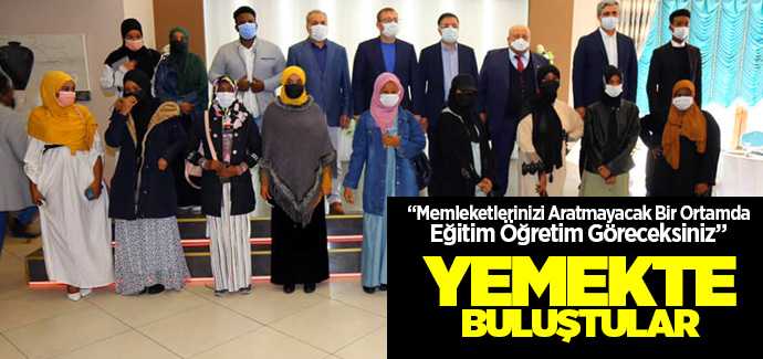 Uluslararası Öğrencilerle tanıştılar
