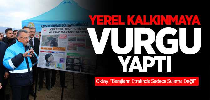 Oktay, Yerel Kalkınmaya Vurgu Yaptı