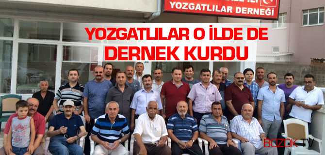 Çanakkale İli Yozgatlılar Derneği Kuruldu