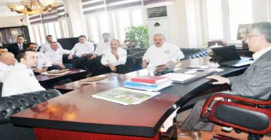 İÇANAPAFED’DEN BAŞKANA ZİYARET