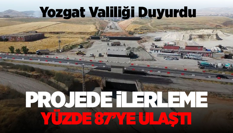 Yozgat Valiliği Açıkladı: Yerköy Kayseri Hızlı Tren Projesinde İlerleme Yüzde 87’ye Ulaştı