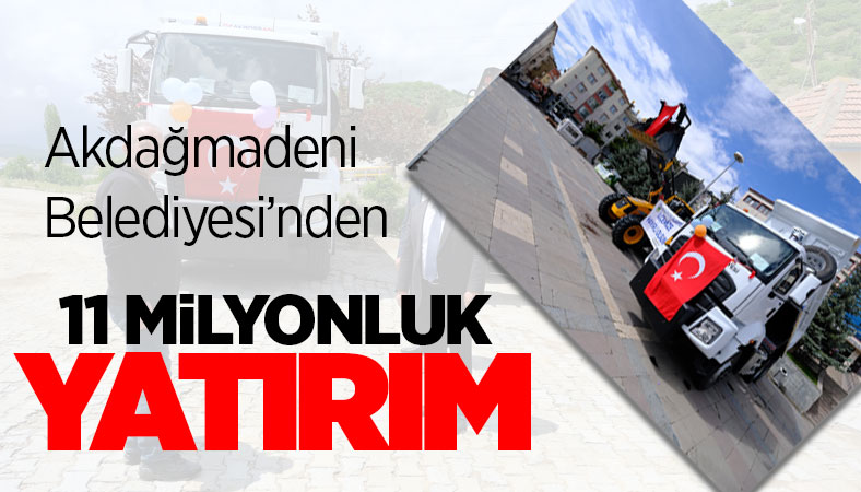 Akdağmadeni Belediyesi'nden Araç Parkına 11 Milyon Liralık Yatırım