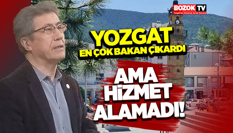 Prof. Dr. Taner Demirer’den Yozgat Açıklaması: “En Çok Bakan Çıkardı Ama Hizmet Alamadı”
