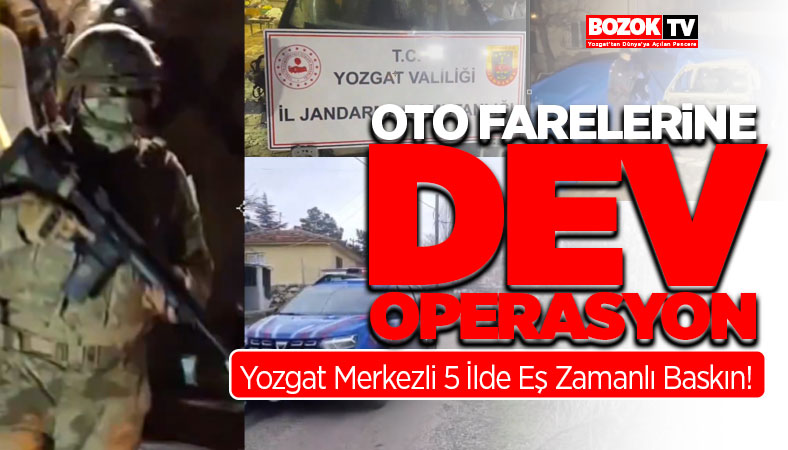Oto Farelerine Dev Operasyon