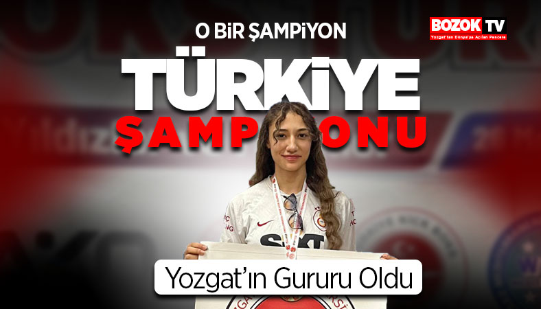 Yozgatlı Milli Sporcu Betül Zararsız Türkiye Şampiyonu Oldu