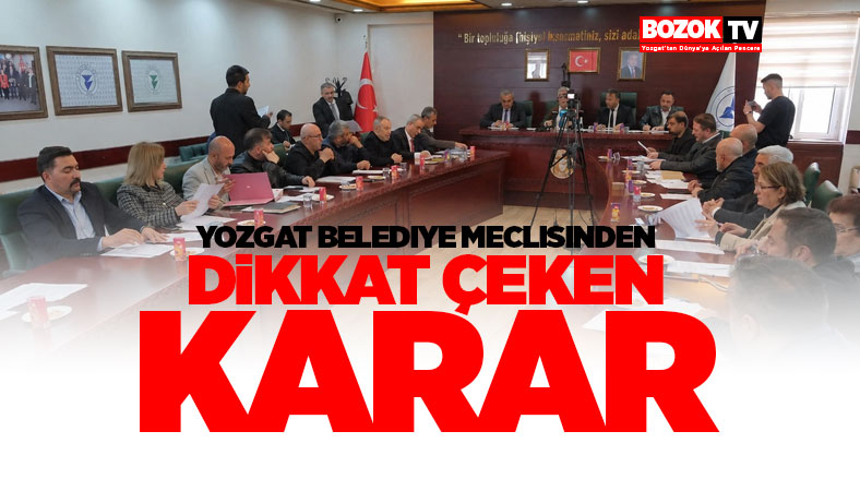 Yozgat Belediye Meclisinden Dikkat Çeken Karar: Kaçak Suya 150 Bin Liraya Kadar Ceza